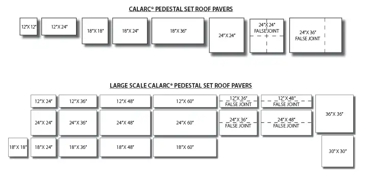 Pedestal Set Roof Paver