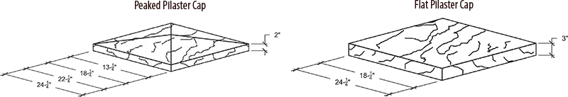 Sonorastone&reg; Pilaster Cap